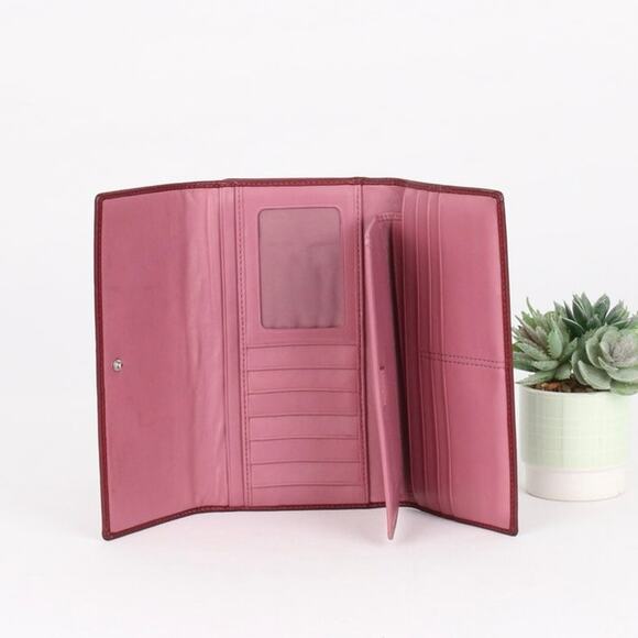 Coach Hamilton Trifold Wallet w/Check Book - Picture 7 of 8